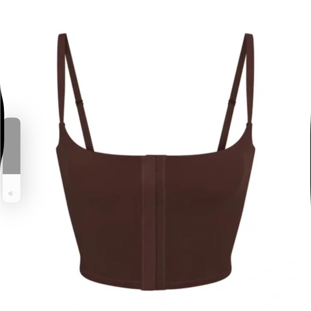 Skims brown corset top